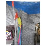 Patio Umbrella, 3) Orange ATV Flags