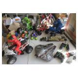 Toy Cars, Quads, Trucks, Ship, Action Figures