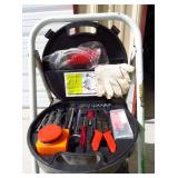 Car Tool Kit and Oil Can