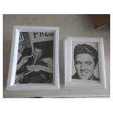 Framed Elvis Presley Photos