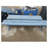 2) Wood Benches