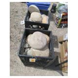 Cement Rocks, Milk Crates