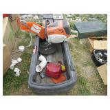 Stihl T5700 Cutter, Stud Cutter 14" Disc, Gas Can