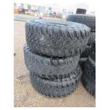 3) 38x14.50R16 LT Toyo M/T Tires