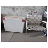 Small Folding Table, Folding Chair