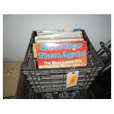 Milk Crate Of Various Vinyl Records