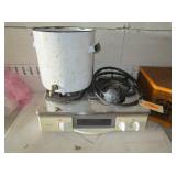 Table Top Stove, Enamel Pot