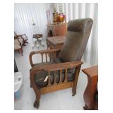Early 1900s Kelly Automatic Morris Reclining Chair