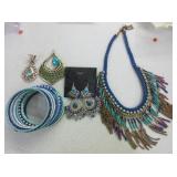 Bead Necklace, Bracelets, Earrings, Pendants