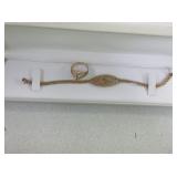 Size 7 Ring and Matching Bracelet