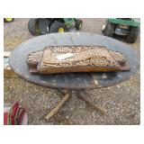 Table, Honest Lawyer Sign, Framed Family Decor