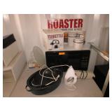 Microwave, Teakettle, Roasters, Canisters, Iron,