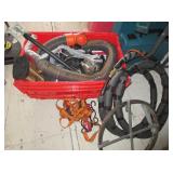 RV Black Water Drain Hose And Risers, Straps,