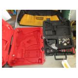 Dremel, Empty Milwaukee Case and DeWalt Bag