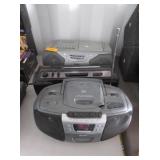 3) Portable Boom Boxes