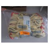 Gold Knit Anseel Gloves