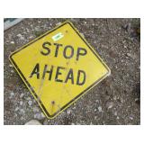 "Stop Ahead" Sign