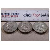 3) Liberty Half Dollars