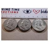 3) Liberty Half Dollars