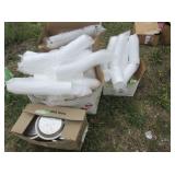 Styrofoam To Go Cups, Aluminum Pie Pans