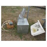 Metal Duct, Electric Pump, Sink