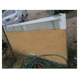 Glass Door, Wood Plank