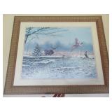 Deer / Pheasant Framed Picture