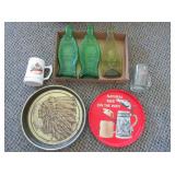 Tin Iroquois Beverage Co Beer Tray, Utica Club