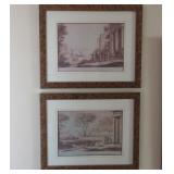 2) Claud le Lorrain Prints by Richard Earlom