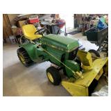 John Deere 216 with Snow Blower Attachment