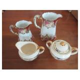 Noritake Nippon Hand Painted Porcelain Pitchers,