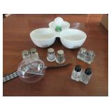 Golf Candy Dish, Mini Salt & Peppers,