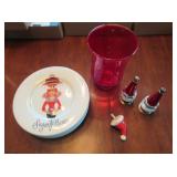 Holiday Plates, Salt & Pepper, Vase