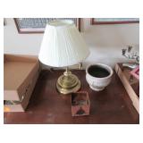 Table Lamp, Flower Pot, Tree Candle Holder
