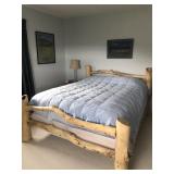 Queen Log Bed Frame Only