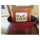 Holstein-Friesian Bull Print, Tin Bucket