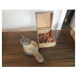 Billow, Wood Box With Beads