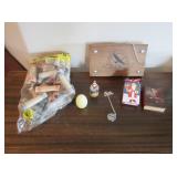 Eddie Bauer Wood Sign, Small Music Box And Gift