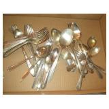 Forks and Spoons (Some Silver Plated)