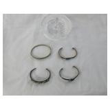 Four Bracelets, Jewelery Keeper Dish