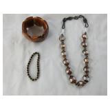 Two Bracelets, One Necklace