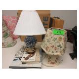 2) Lamps, Books