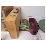 Decorative Containers, Tray, Wooden Case