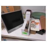 Small Speakers, Stapler, TV, Reading Light