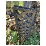 2) Metal Iron Pieces - Could be used for Decor