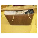 Wood Hamper, Military Spatz, American Flag