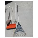 Rake, Shovels, Hoe