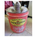 Metal Penzoil Can