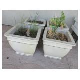 4) Planters