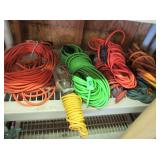 Assortment of Extension Cords and Droplights